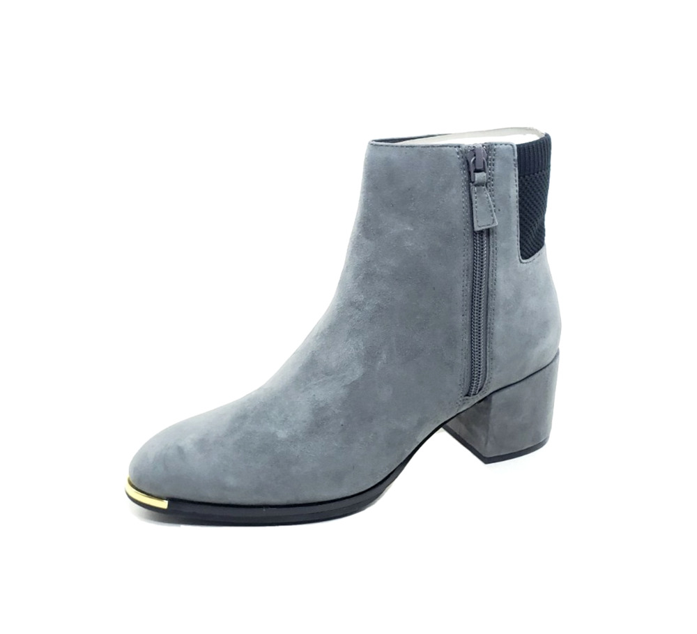 Cole Haan Grand Ambition Holland Womens Ankle Boots Gray Suede 7B